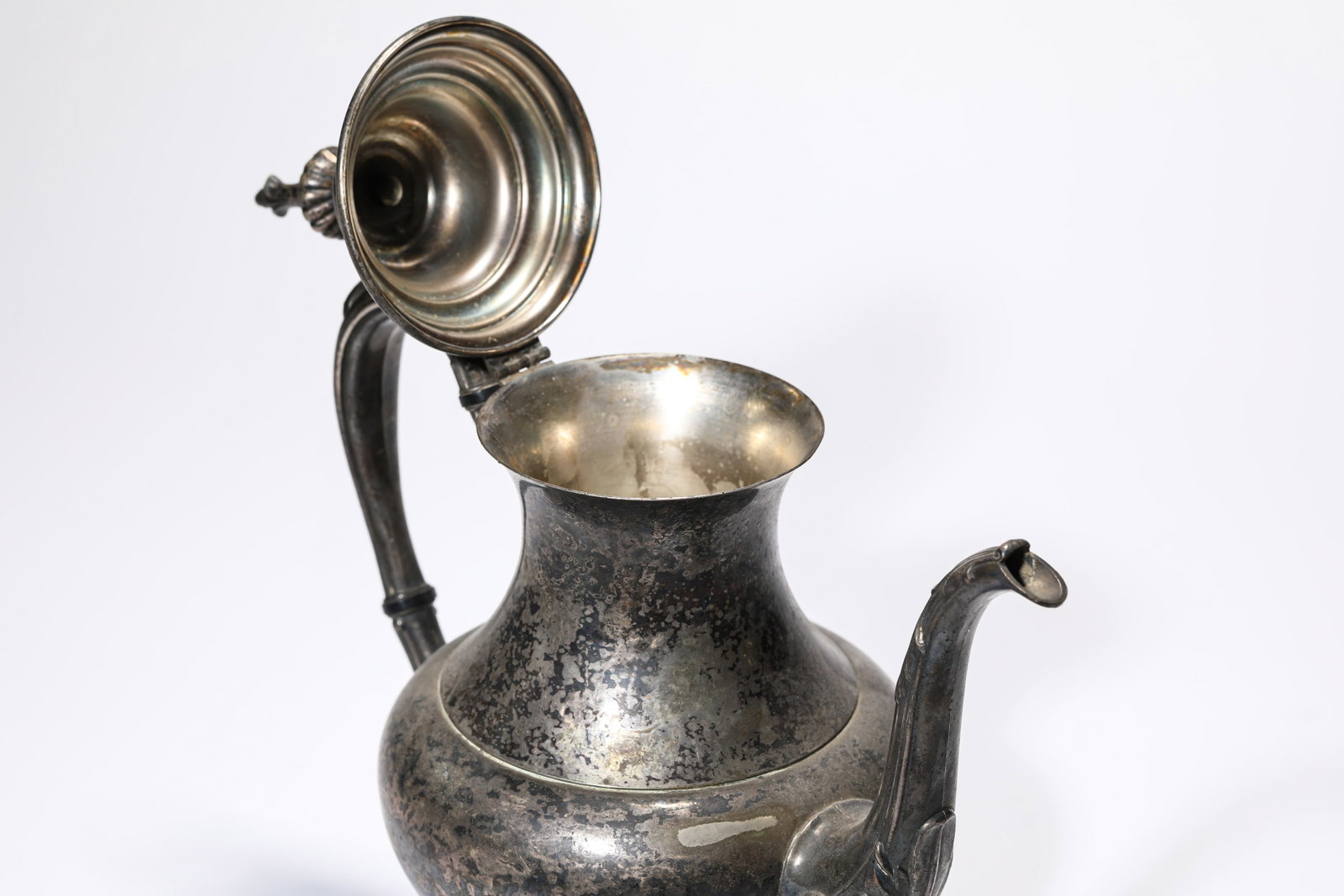 A SILVER POT - 6