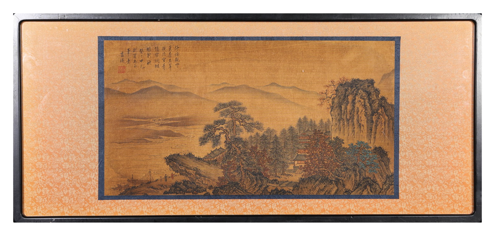 LAN YING (1585-1664), ATTRIBUTED TO, LANDSCAPE: LAN YING (1585-1664), ATTRIBUTED TO, LANDSCAPE Description: Dimensions: Width: 48 cm x Height: 26.5 cm. All measurements are approximate.