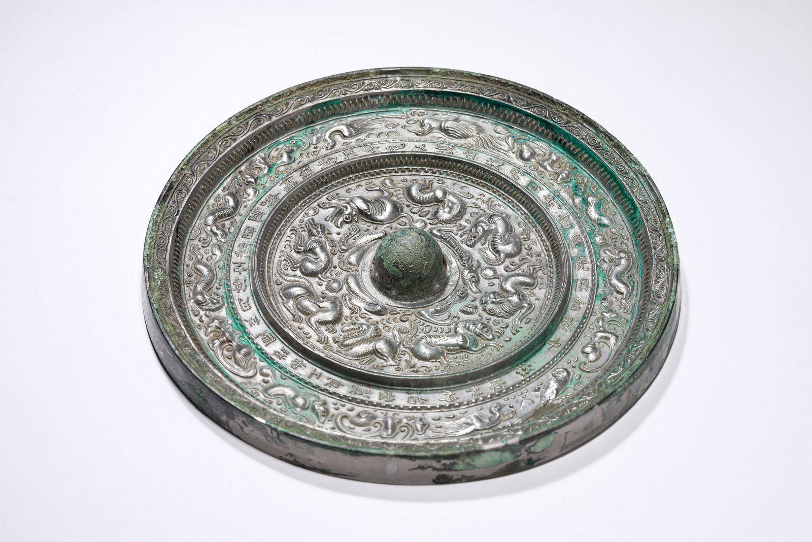 A BRONZE MIRROR - 6