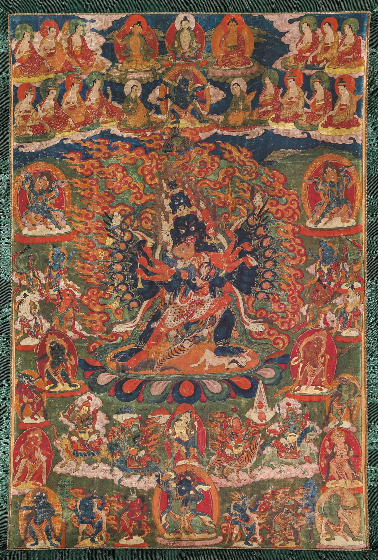 A THANGKA OF MAHAKALA (1 of 6)
