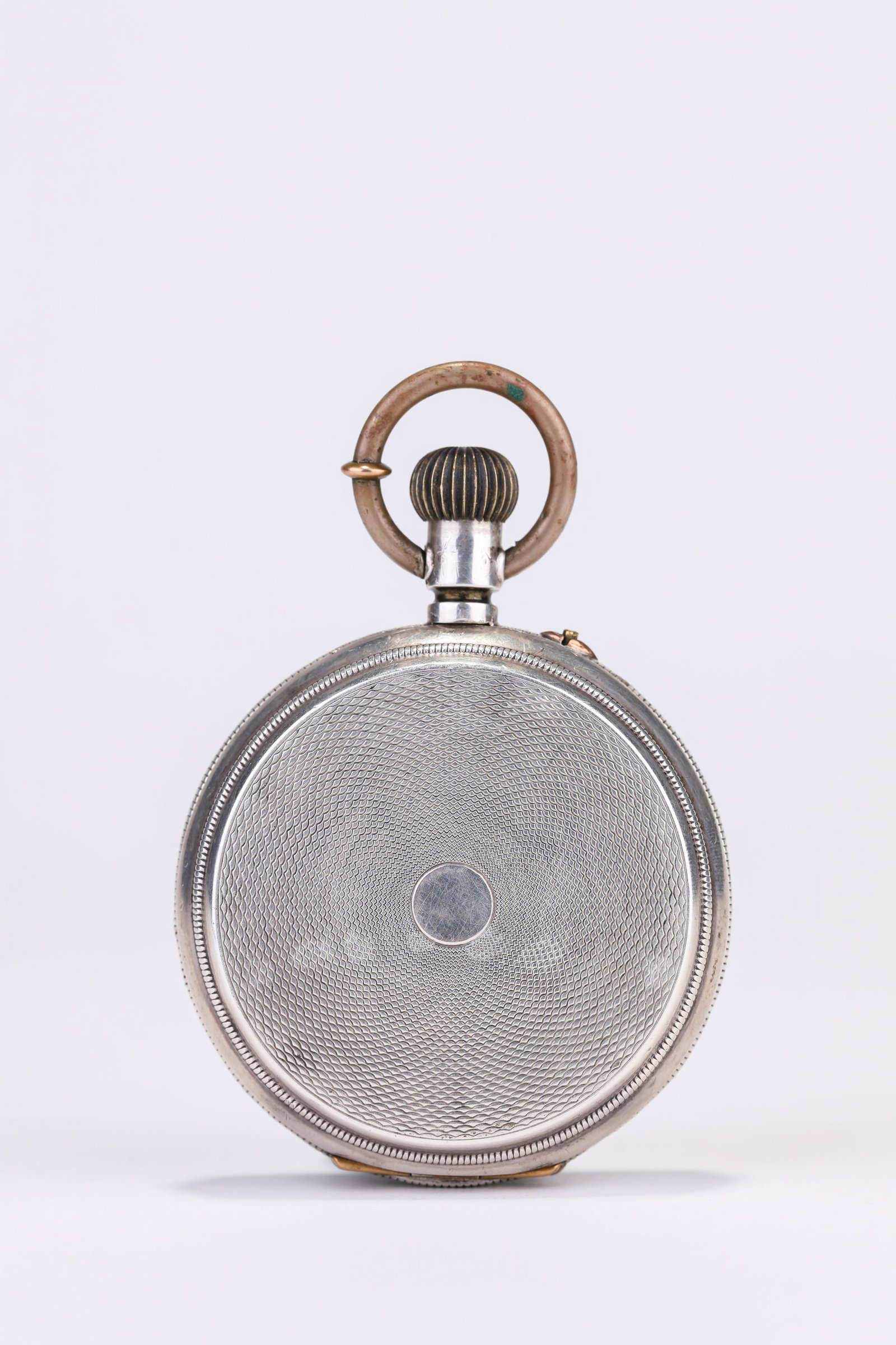 A SILVER-CASED ‘KEY-WIND’ POCKET WATCH - 3