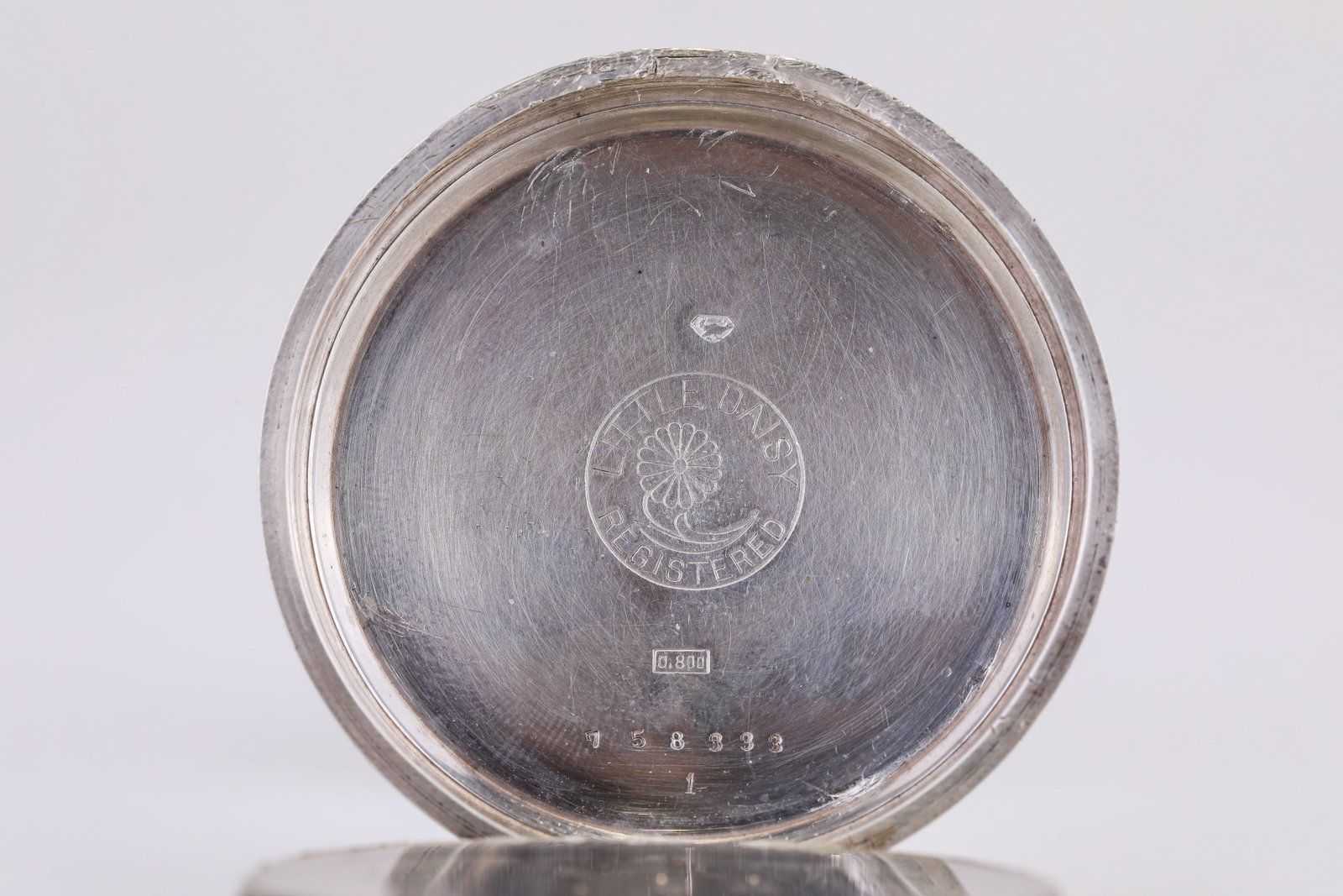 A SILVER-CASED ‘KEY-WIND’ POCKET WATCH - 5