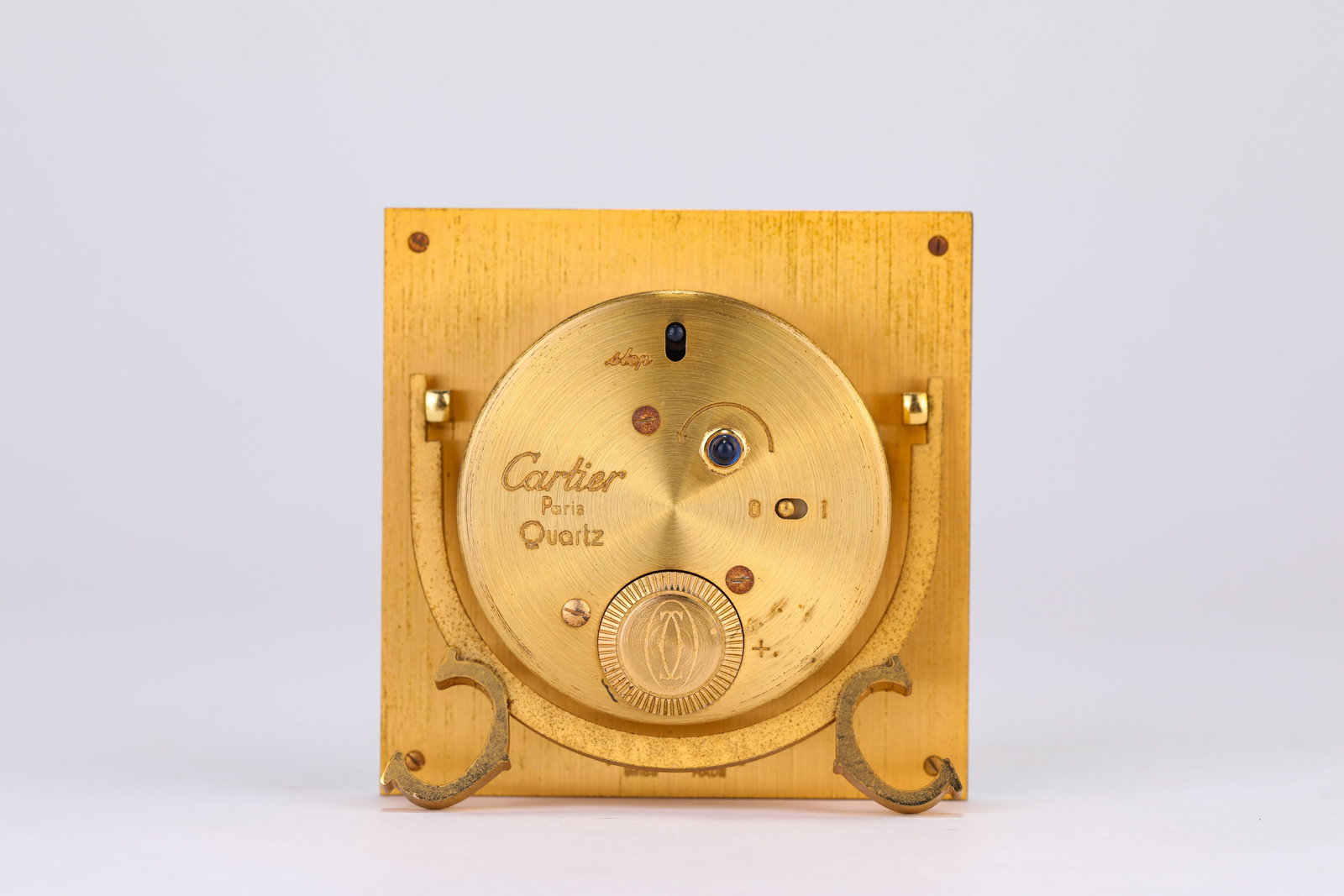 A CARTIER ALARM CLOCK - 2