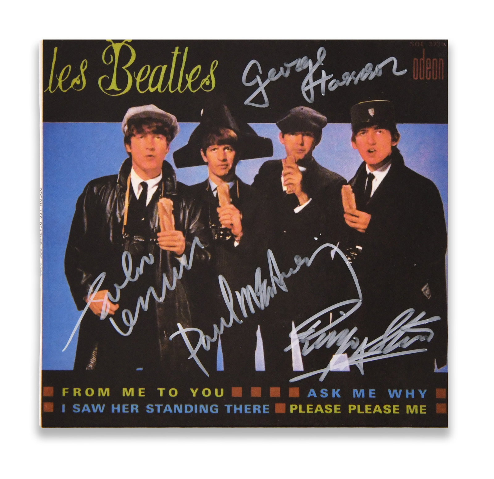 THE BEATLES - SIGNED FROM ME TO YOU / ASK ME WHY 45 RPM SINGLE (1 of 4)