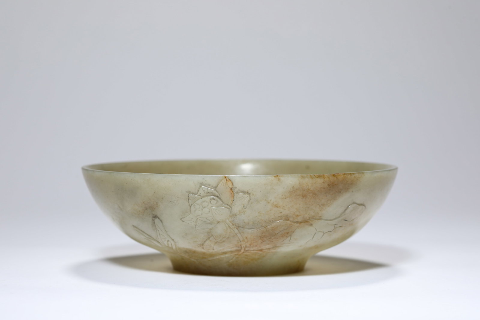 A JADE ‘FLOWERS AND BIRDS’ BOWL (1 of 5)