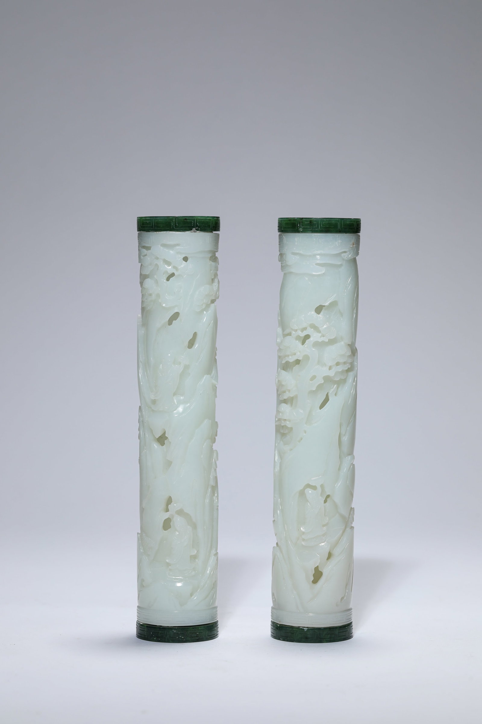 A JADE ‘NARRATIVE SCENE’ INCENSE CONTAINER - 2