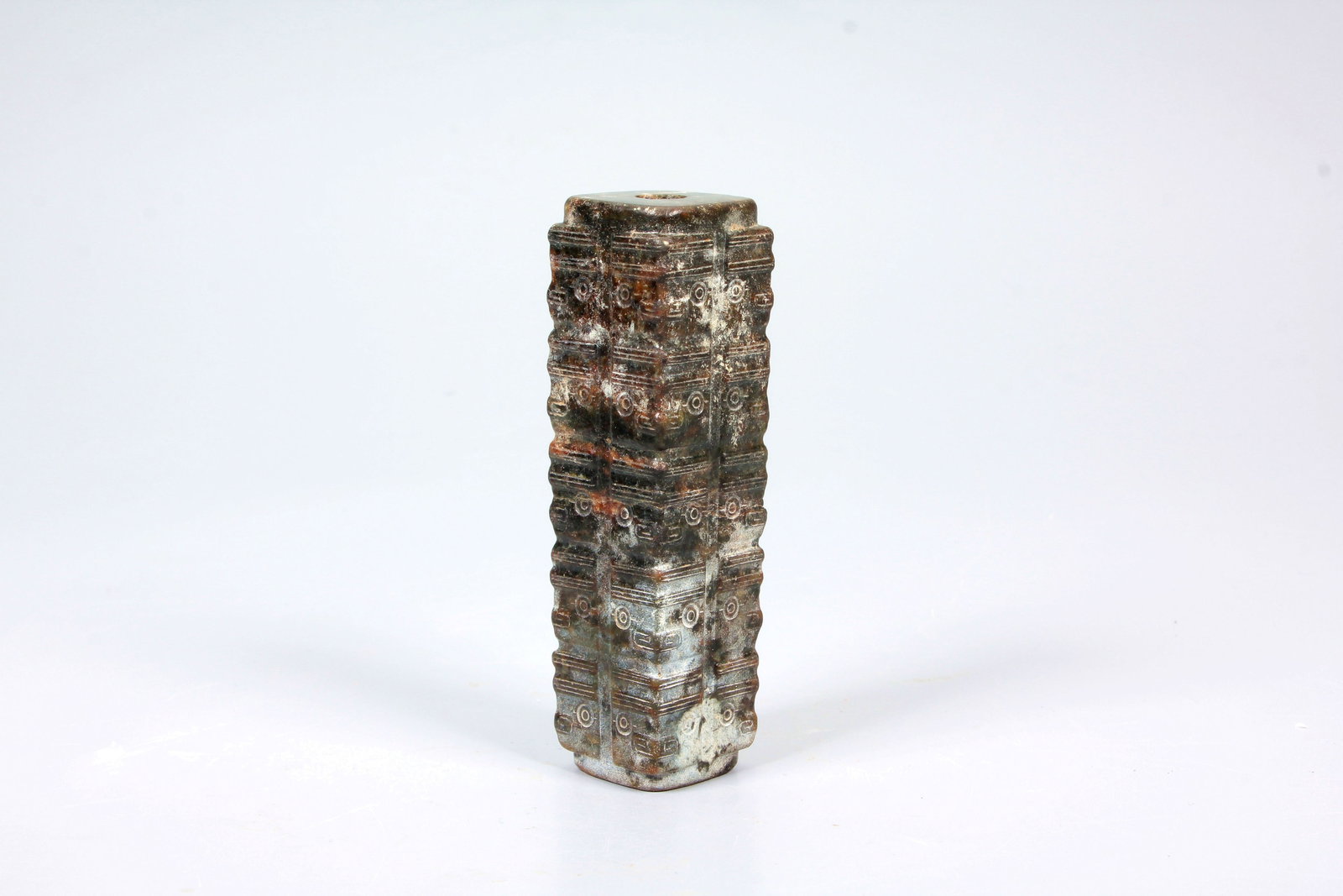 A JADE CONG: A JADE CONG H:8.2CM,2.3*2.3CM