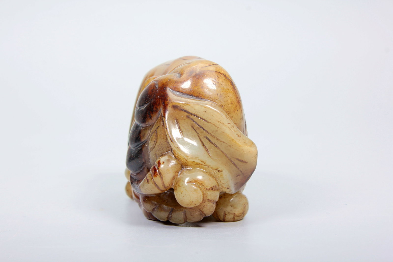 A HETIAN JADE ELEPHANT ORNAMENT - 4