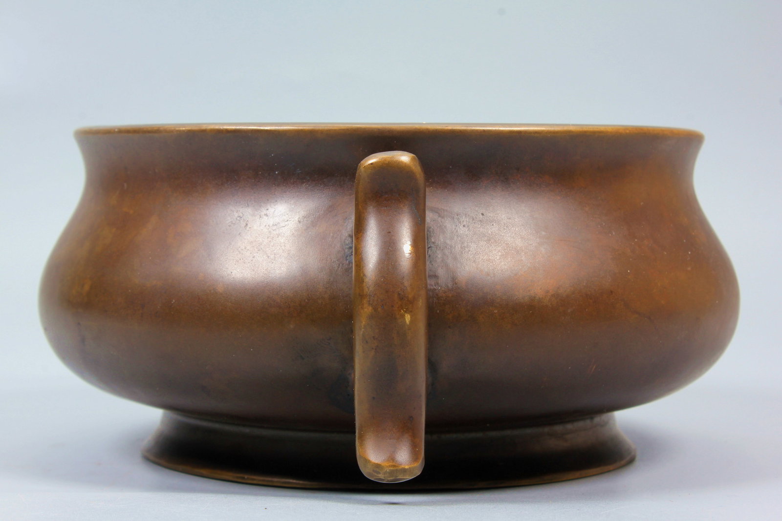 A HALBERD EAR BRONZE CENSER - 3