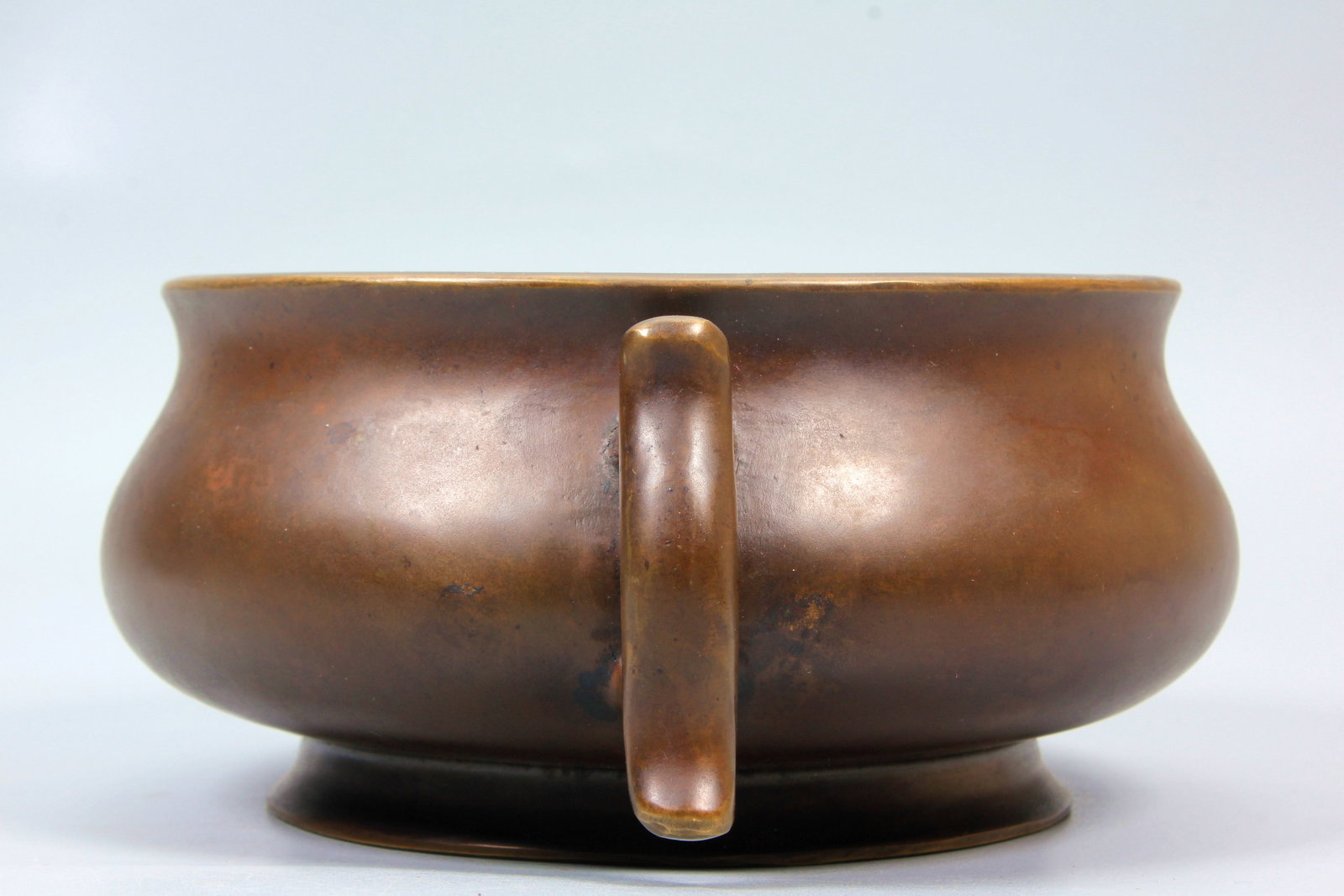 A HALBERD EAR BRONZE CENSER - 4