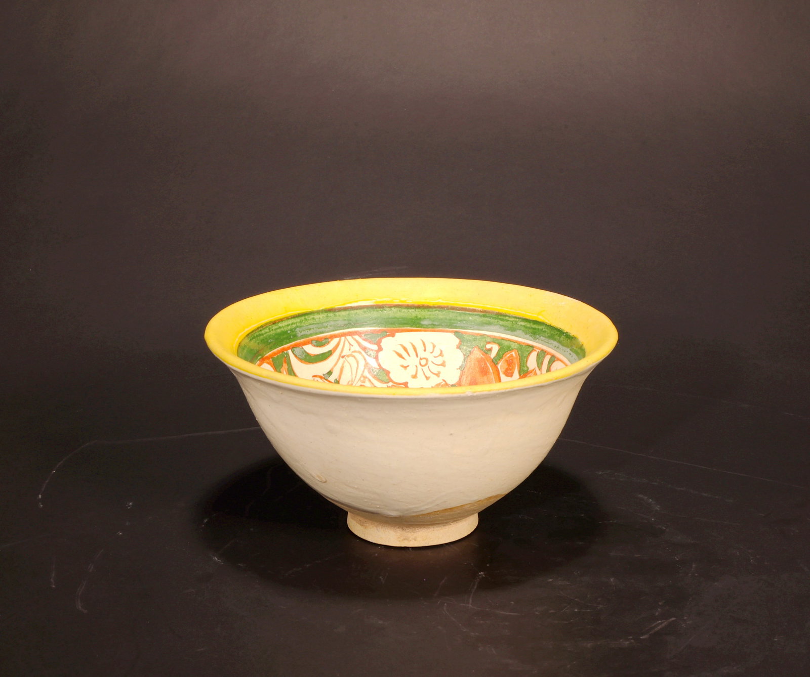 A RED-GREEN COLORED FISH BOWL (1 of 6)