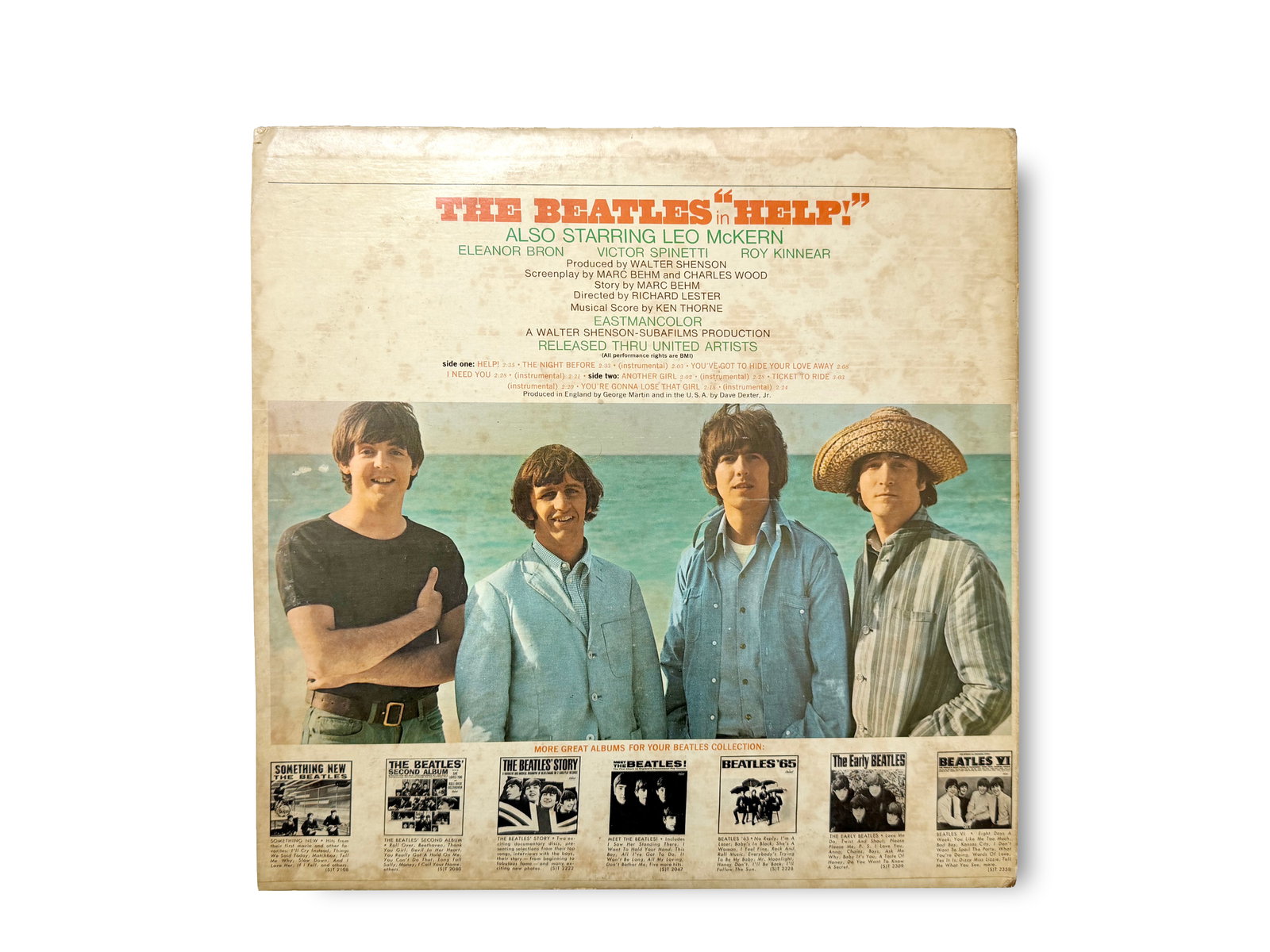 THE BEATLES FULLY SIGNED "HELP!" LP - 3