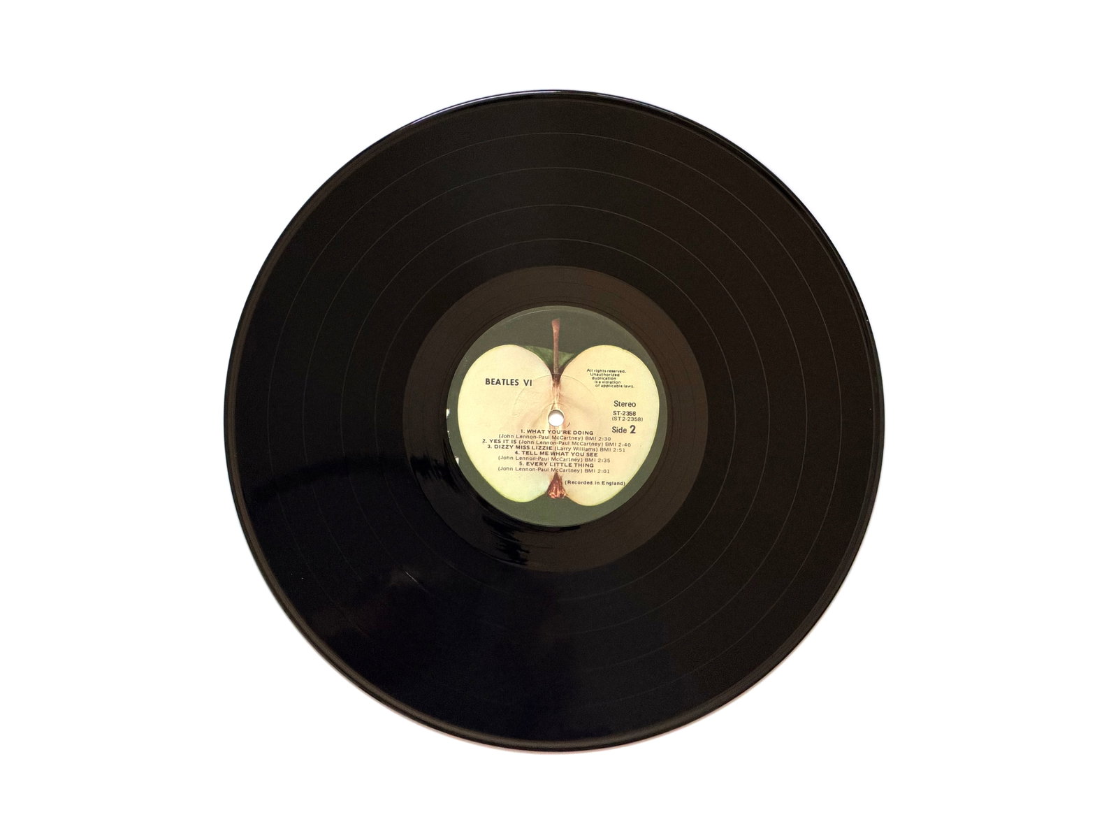 THE BEATLES FULLY SIGNED BEATLES VI LP - 7