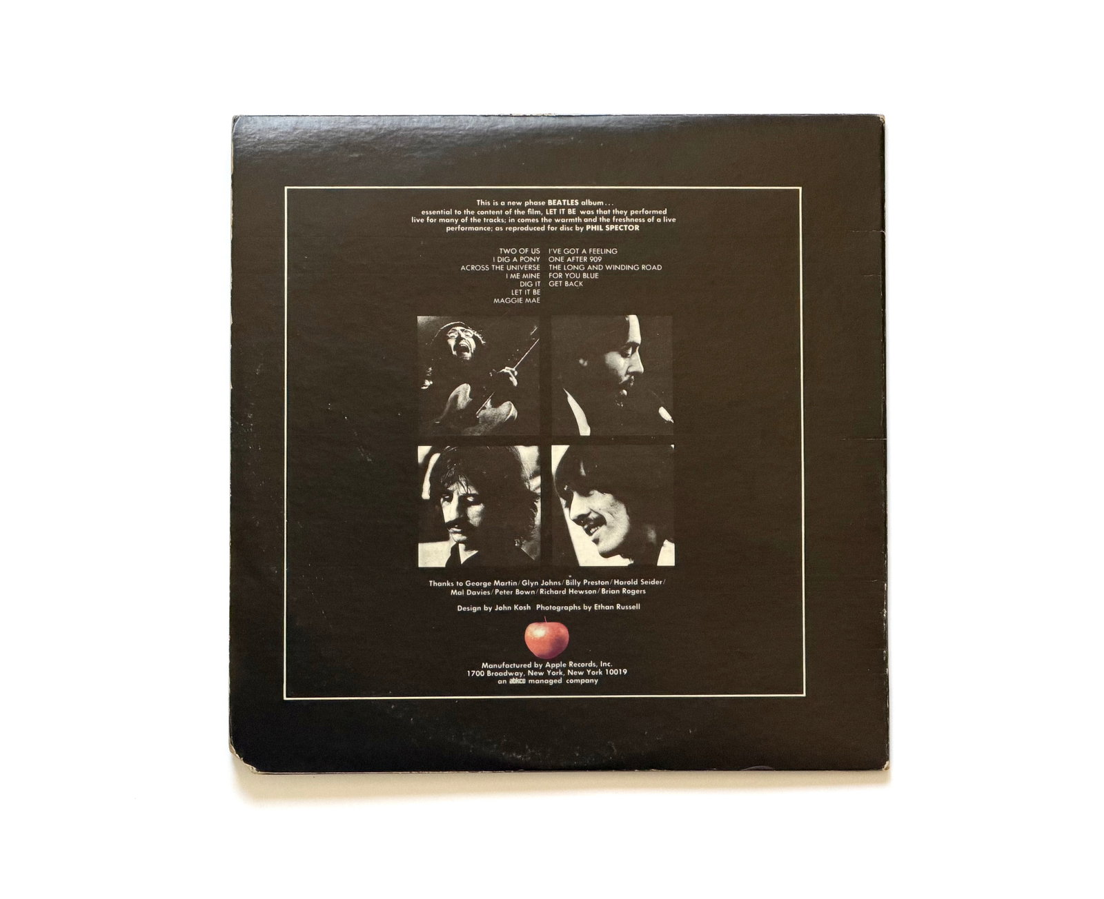 THE BEATLES FULLY SIGNED "LET IT BE" LP - 2