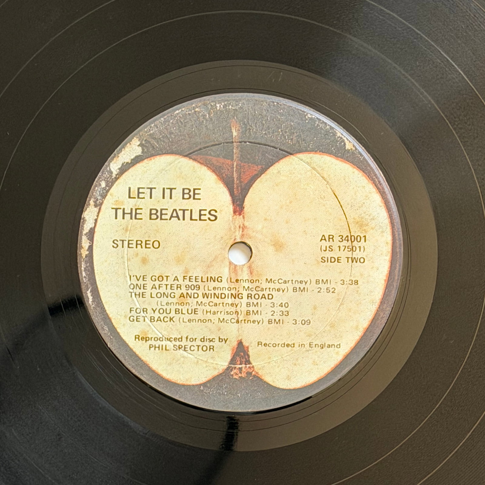THE BEATLES FULLY SIGNED "LET IT BE" LP - 6