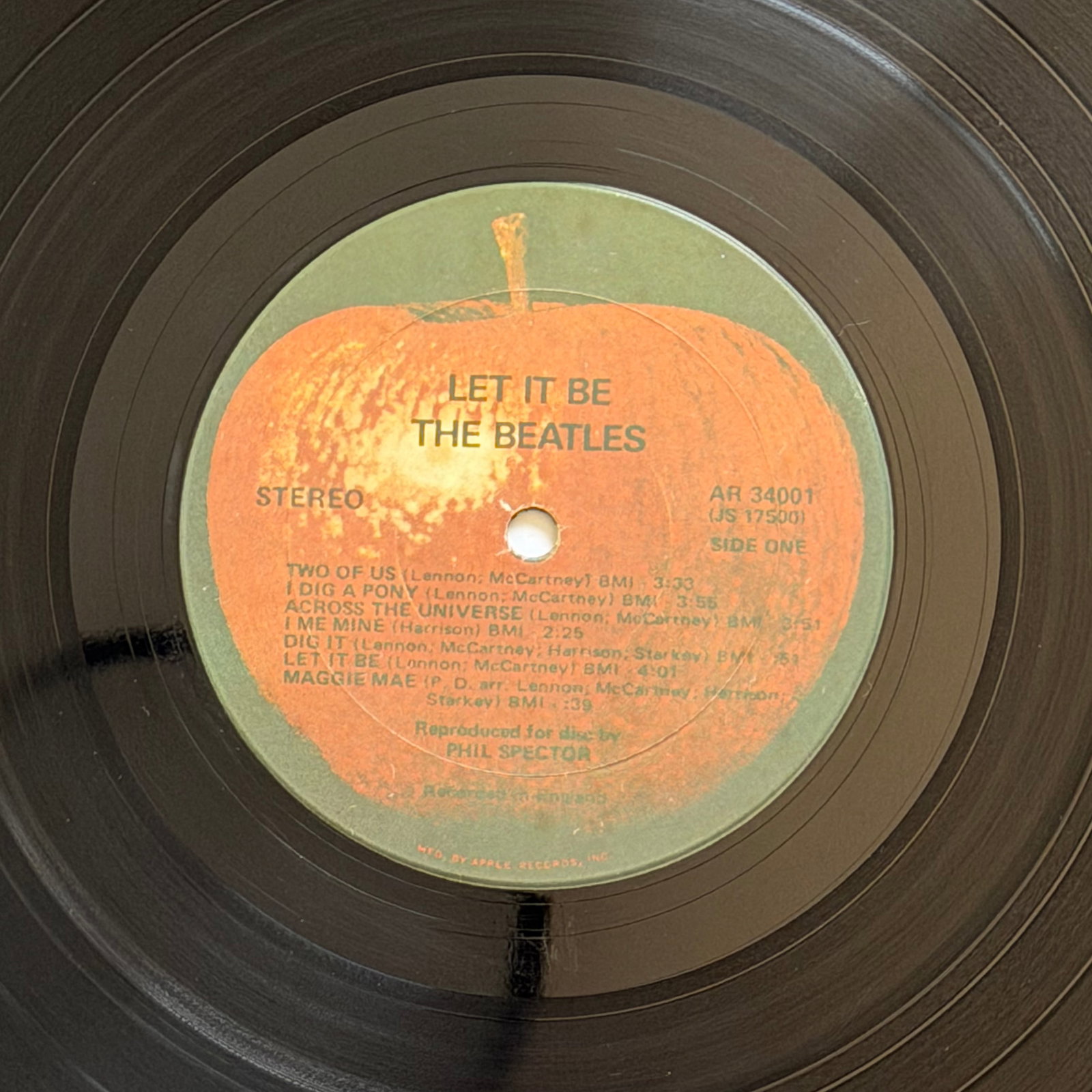THE BEATLES FULLY SIGNED "LET IT BE" LP - 7
