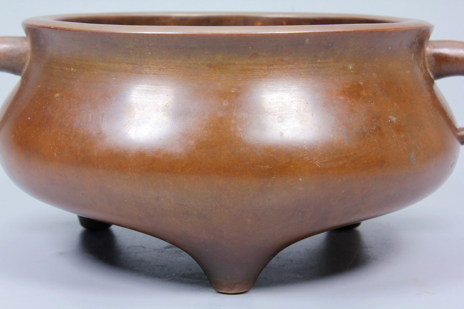 A BRONZE SUTRA WEIGHT CENSER - 2