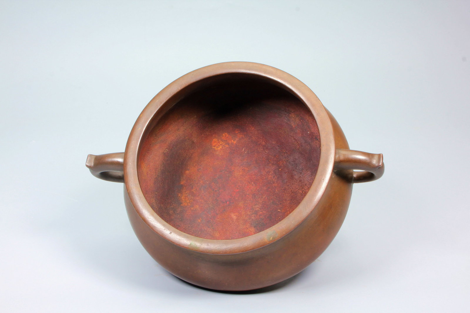 A BRONZE SUTRA WEIGHT CENSER - 7