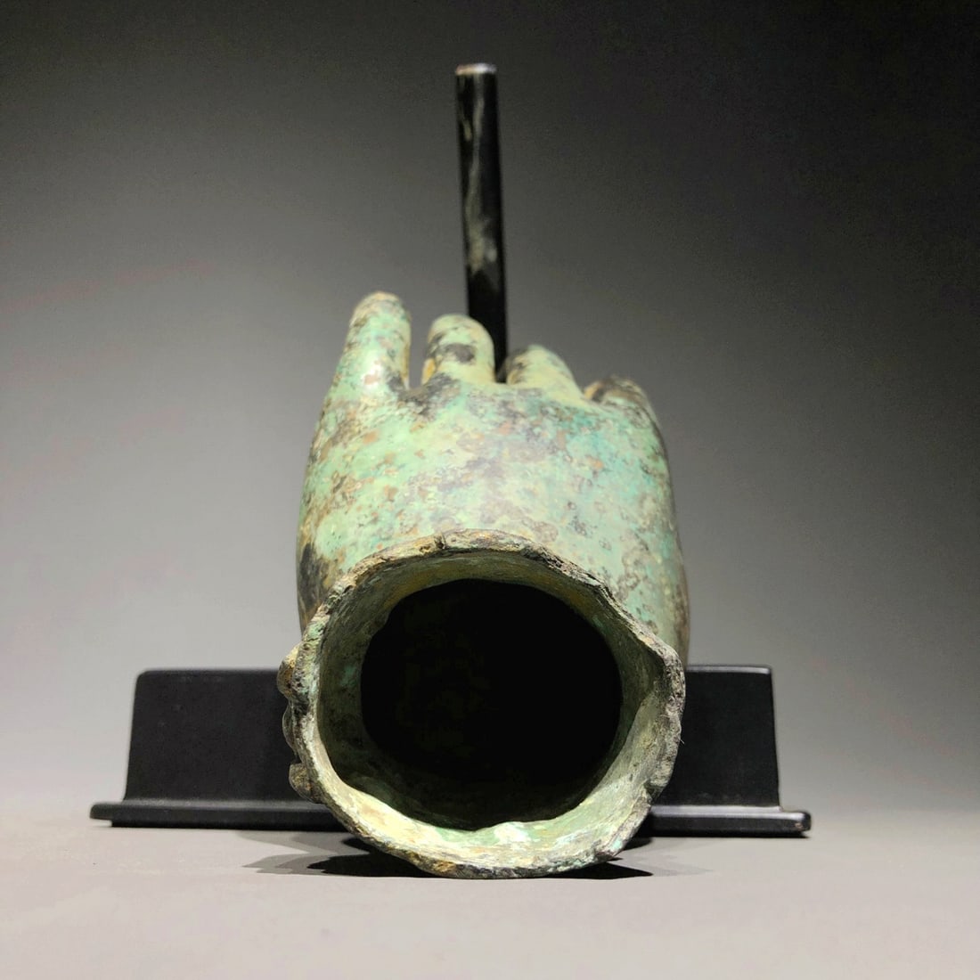 A BRONZE BUDDHA'S HAND - 3