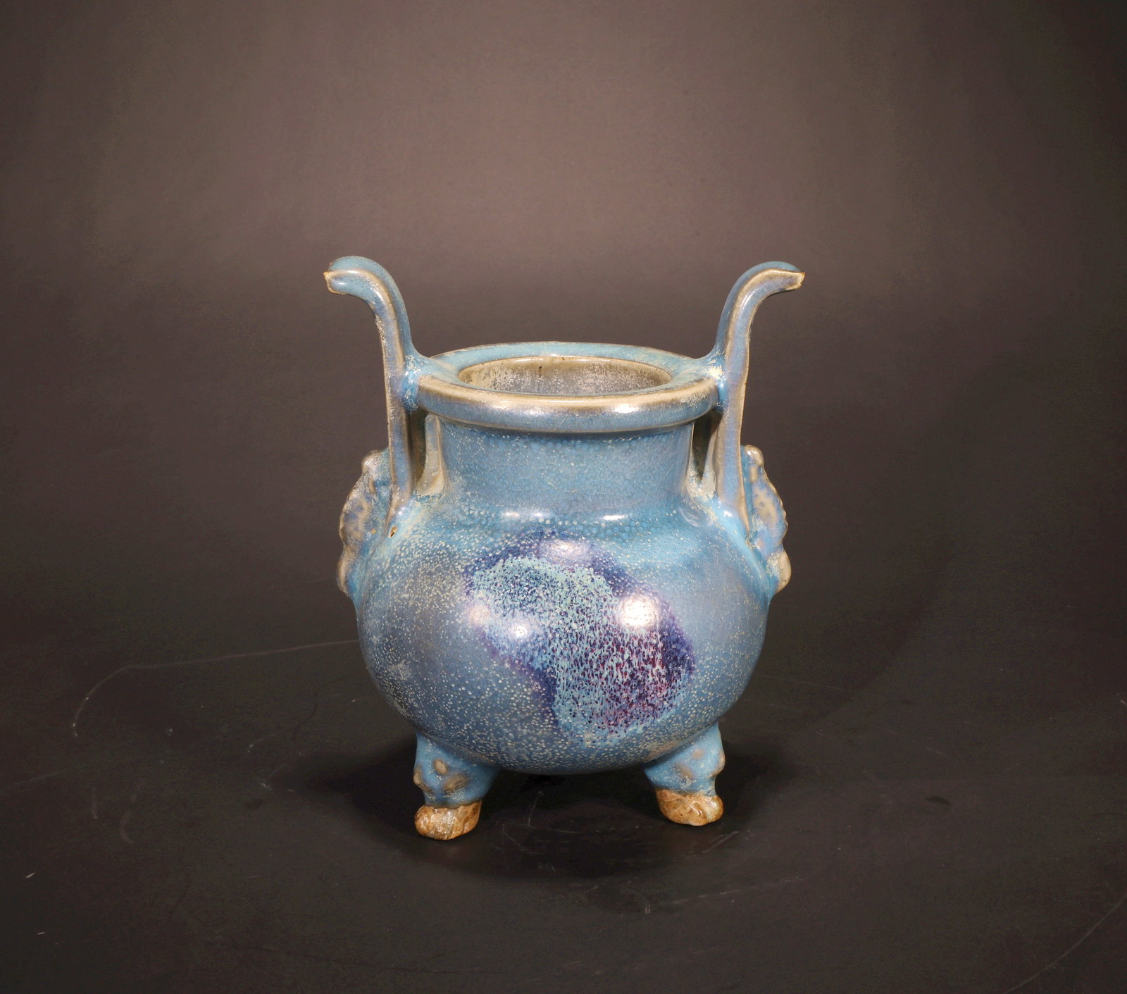 A JUN KILN STANDING CENSER (1 of 6)