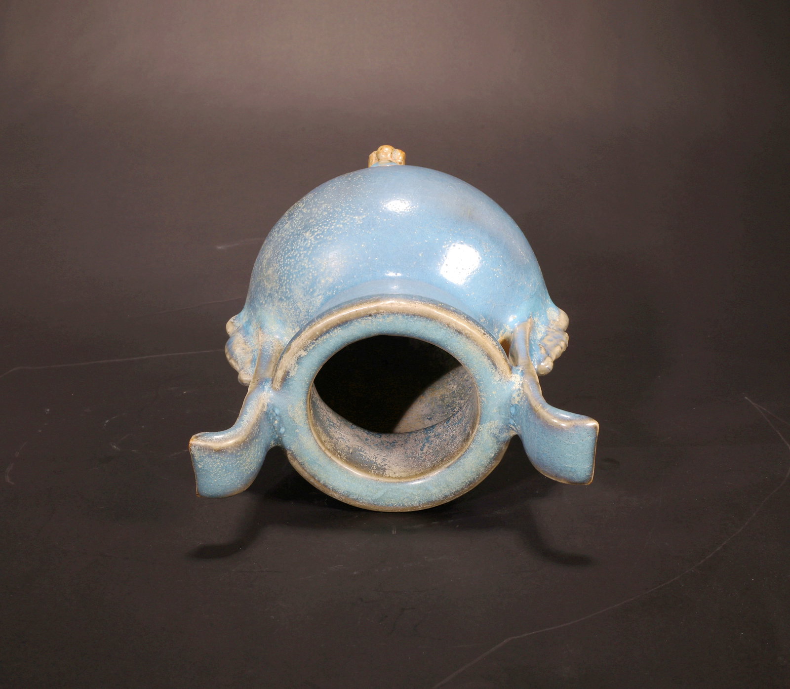 A JUN KILN STANDING CENSER - 4