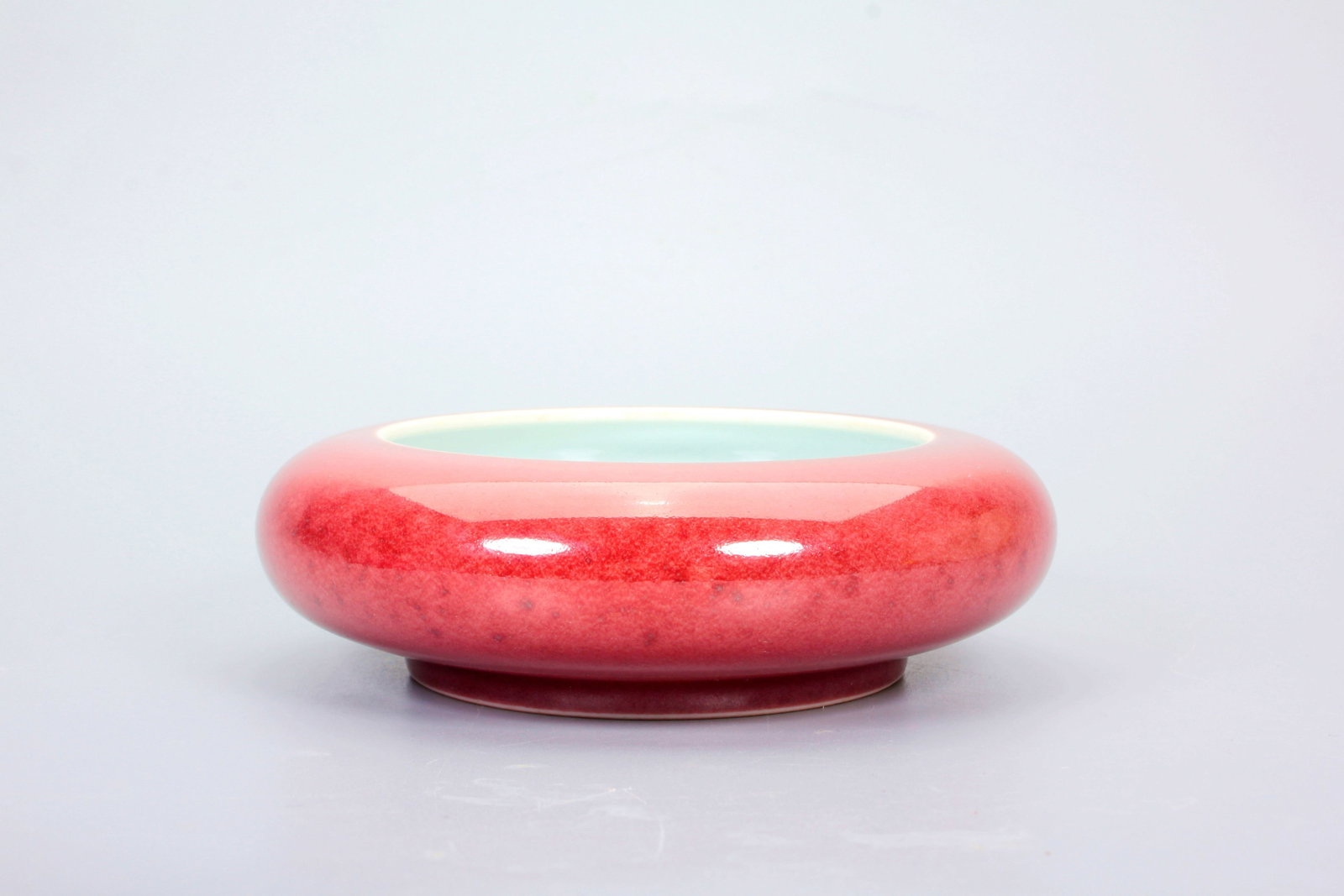 A BEAN-RED GLAZED BRUSH WASHER (1 of 7)