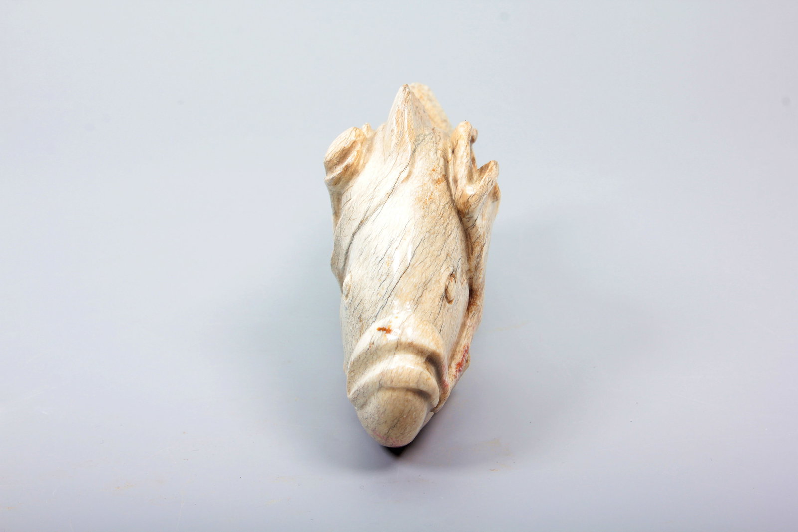 A HIGH ANCIENT JADE FISH ORNAMENT - 8