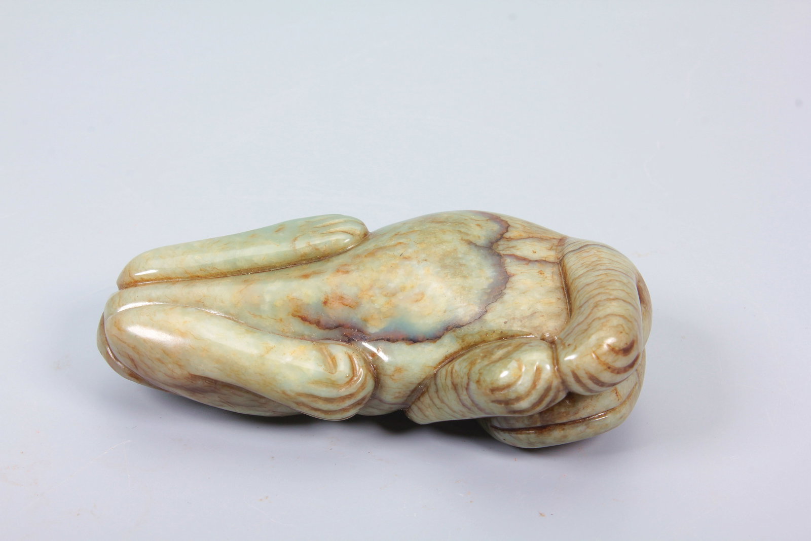 A HETIAN JADE TIGER ORNAMENT - 8