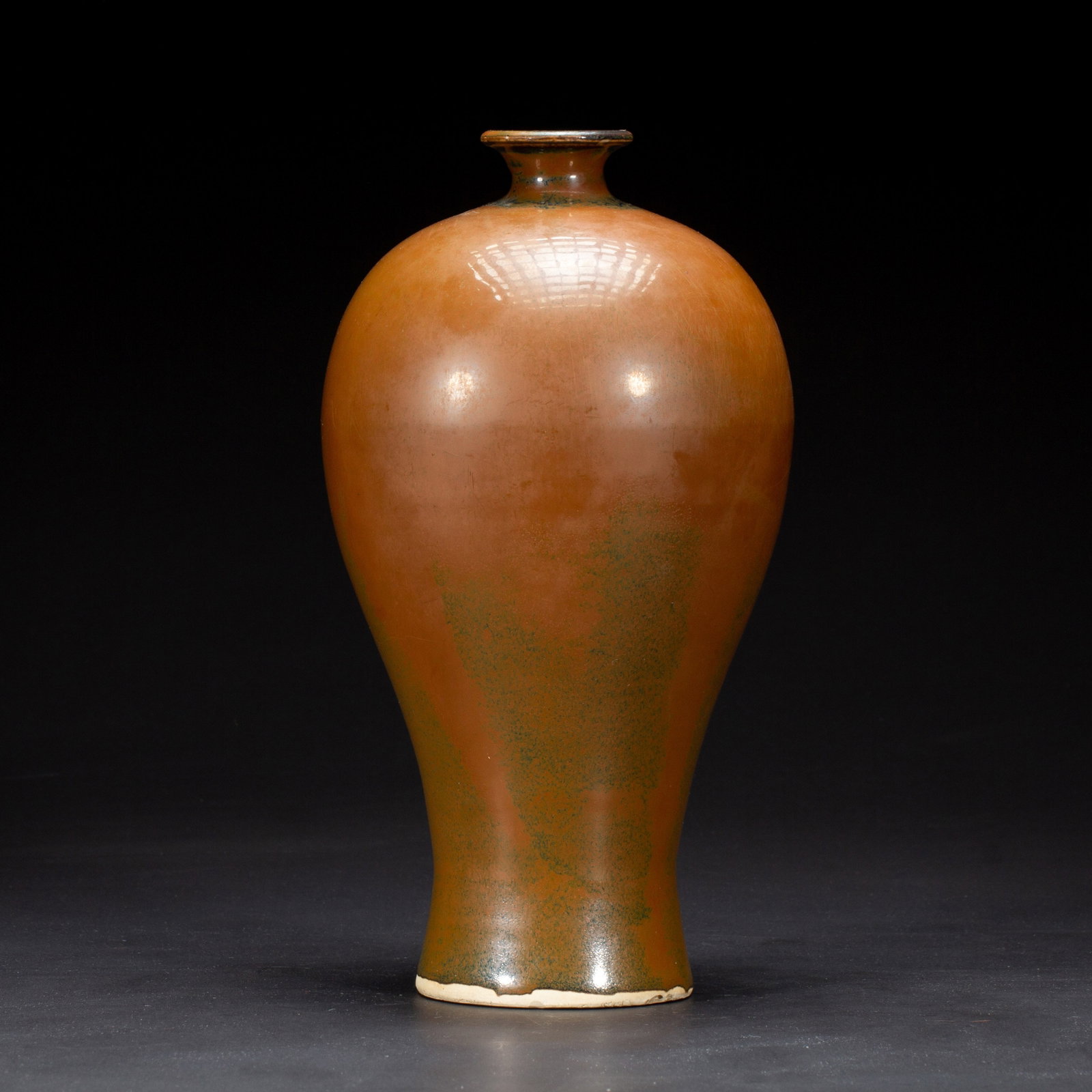 A Chinese Brown Glazed Meiping Vase (1 of 8)