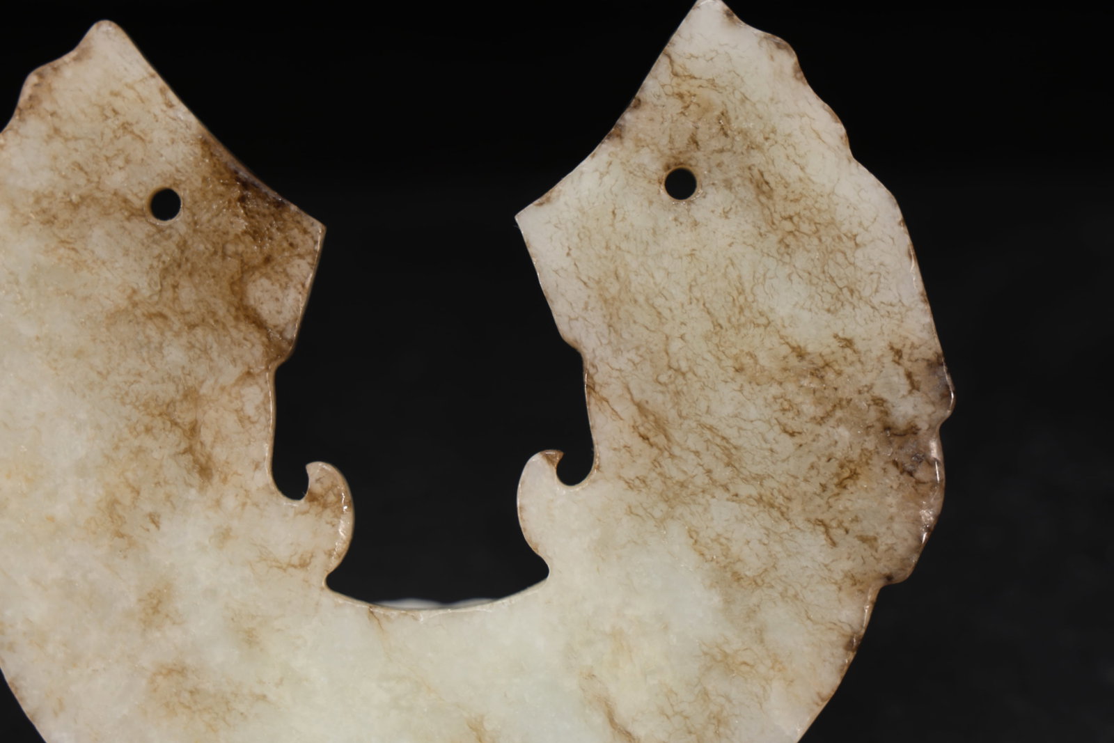 Jade Carved Character Face Pattern Huang - 6