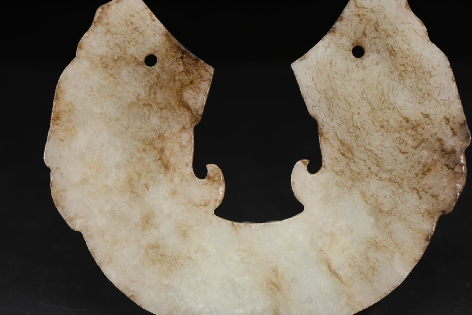 Jade Carved Character Face Pattern Huang - 7