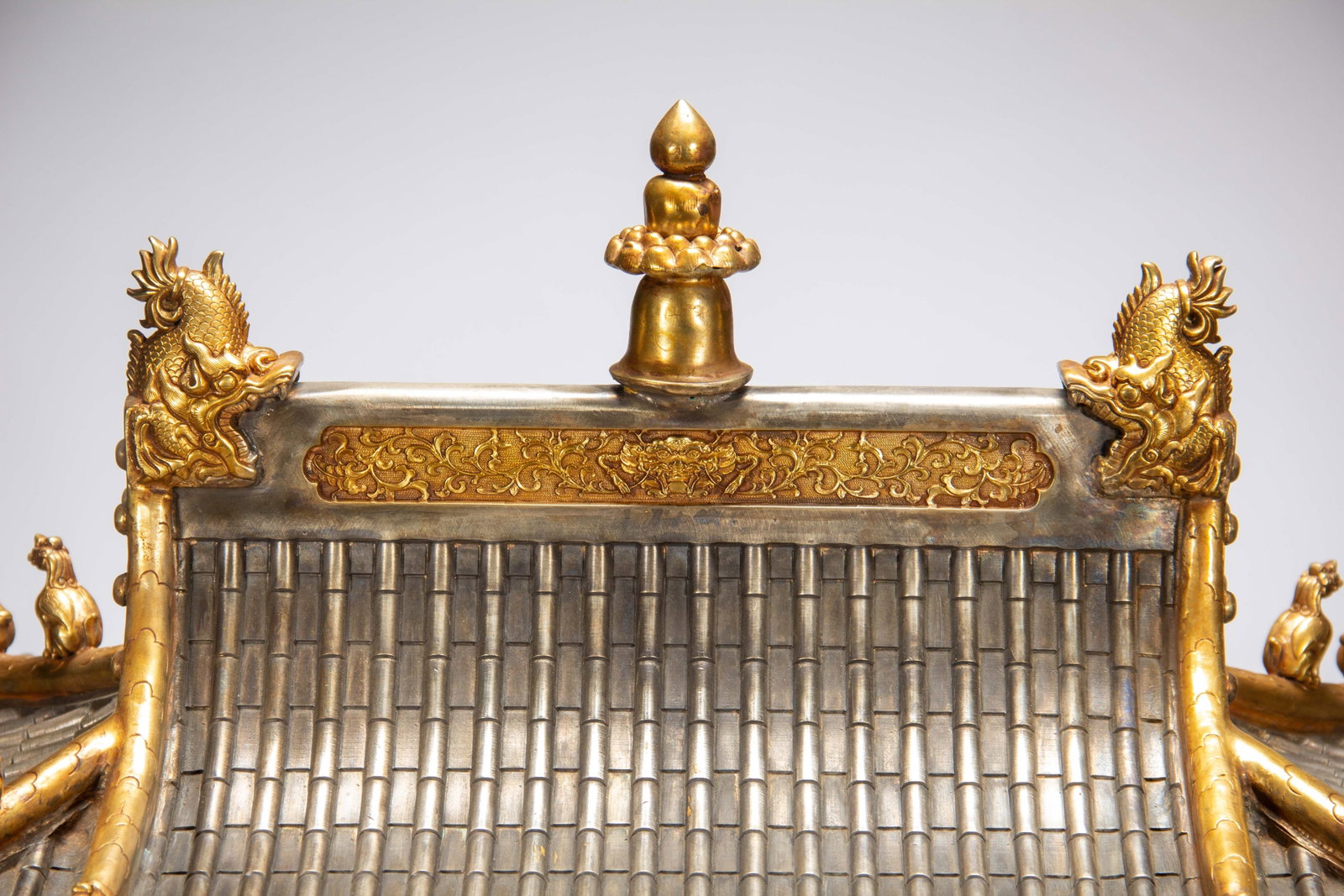 Chinese Gilt Silver Buddhist Shrine - 10