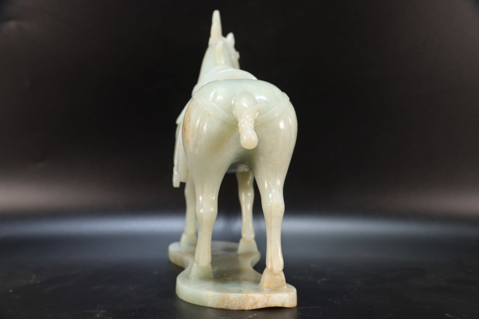 A Jade Carved Horse Shape Figure - 13