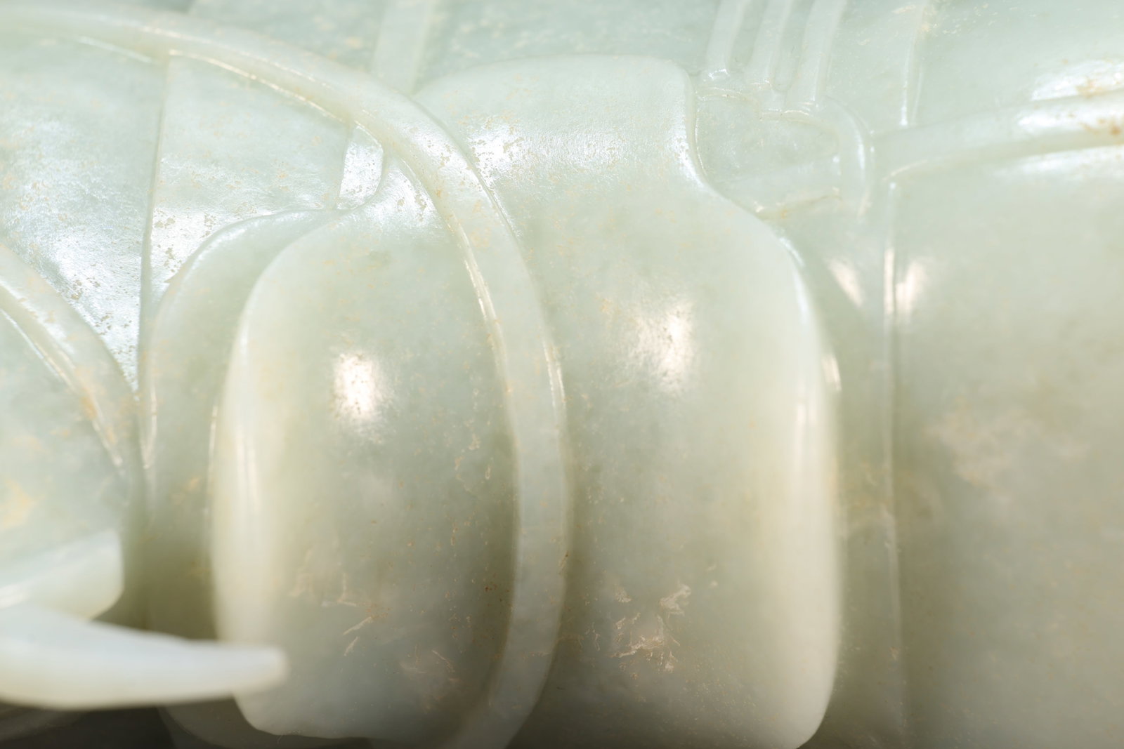 A Jade Carved Horse Shape Figure - 16