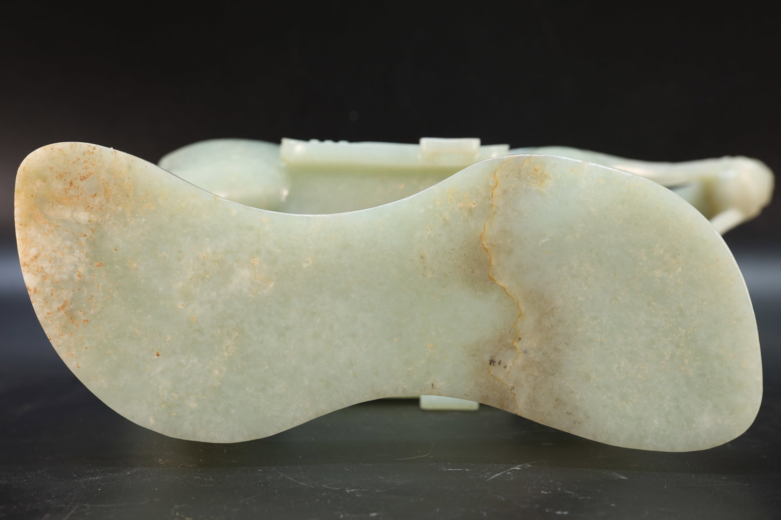 A Jade Carved Horse Shape Figure - 17