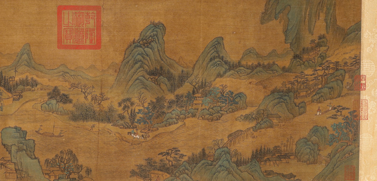 Chinese Drawing Landscape Hand Scroll,Wang Hui Mark - 4