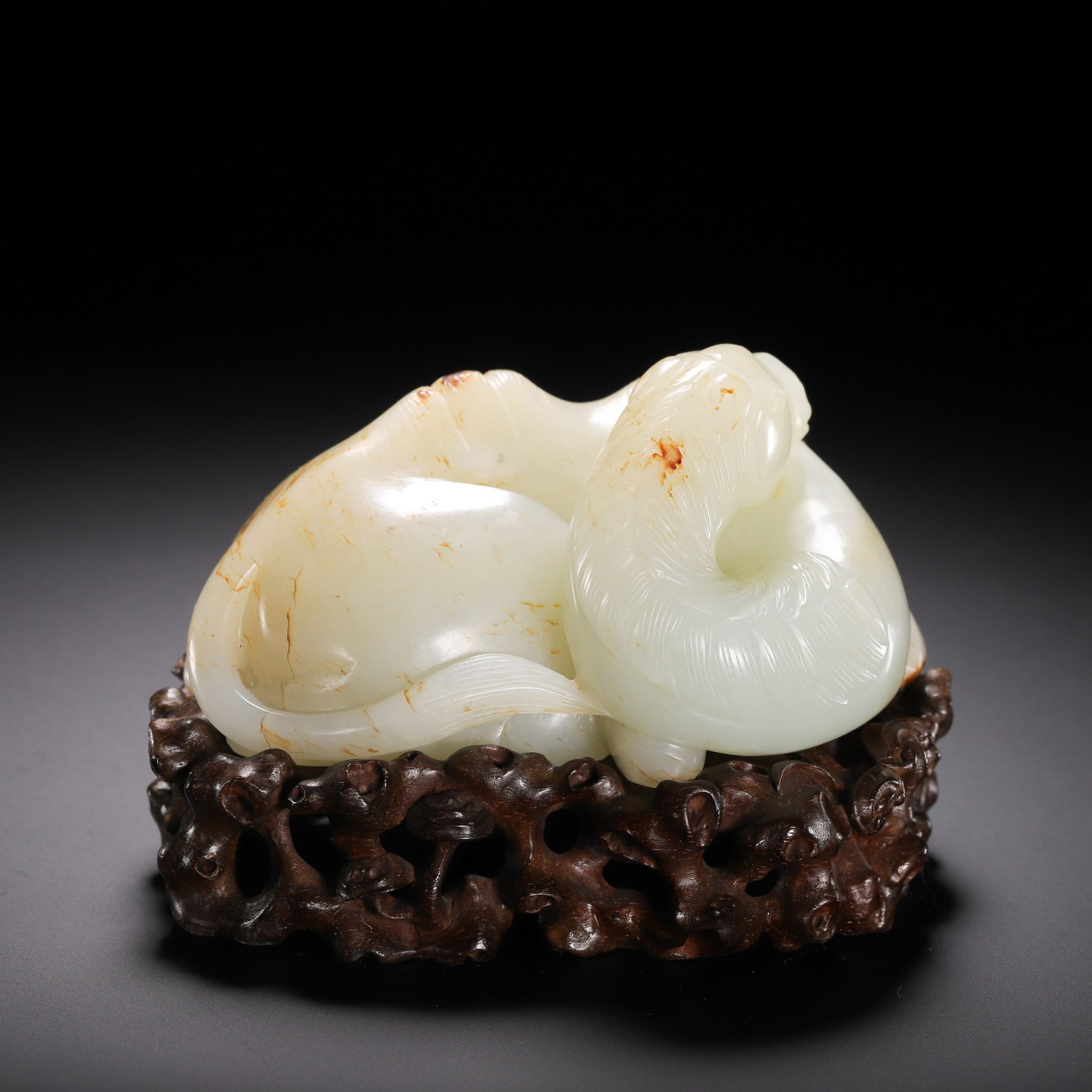 A Chinese Hetian White Jade Camel Ornament: A Chinese Hetian White Jade Camel Ornament (11 x 8 x 8cm)