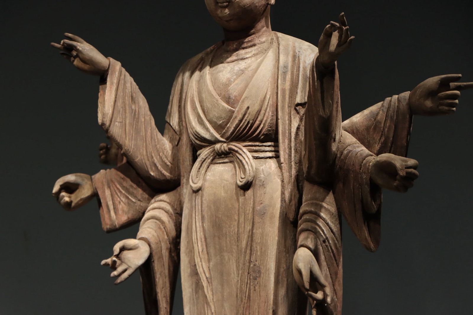 Wood Avalokitesvara Figure - 5