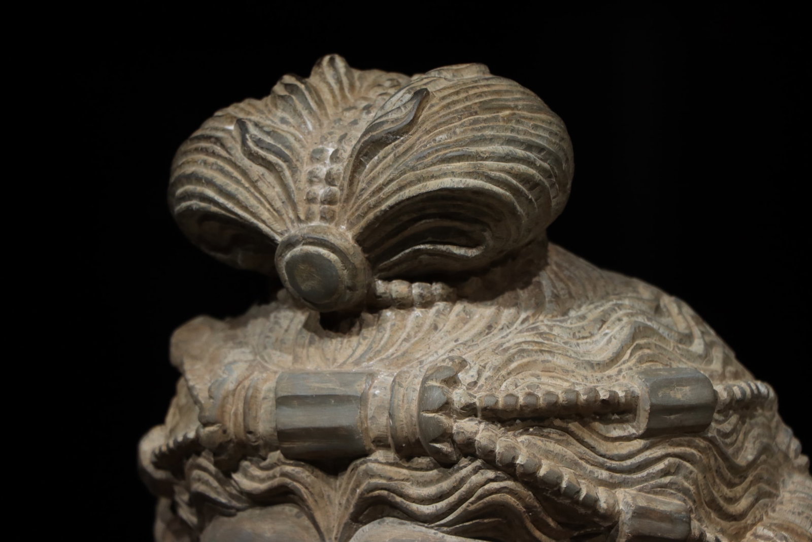 Stone Gandhara Head Figure - 7