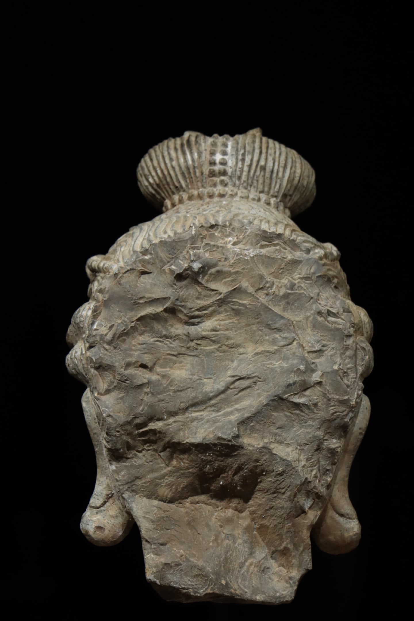 Stone Gandhara Head Figure - 8