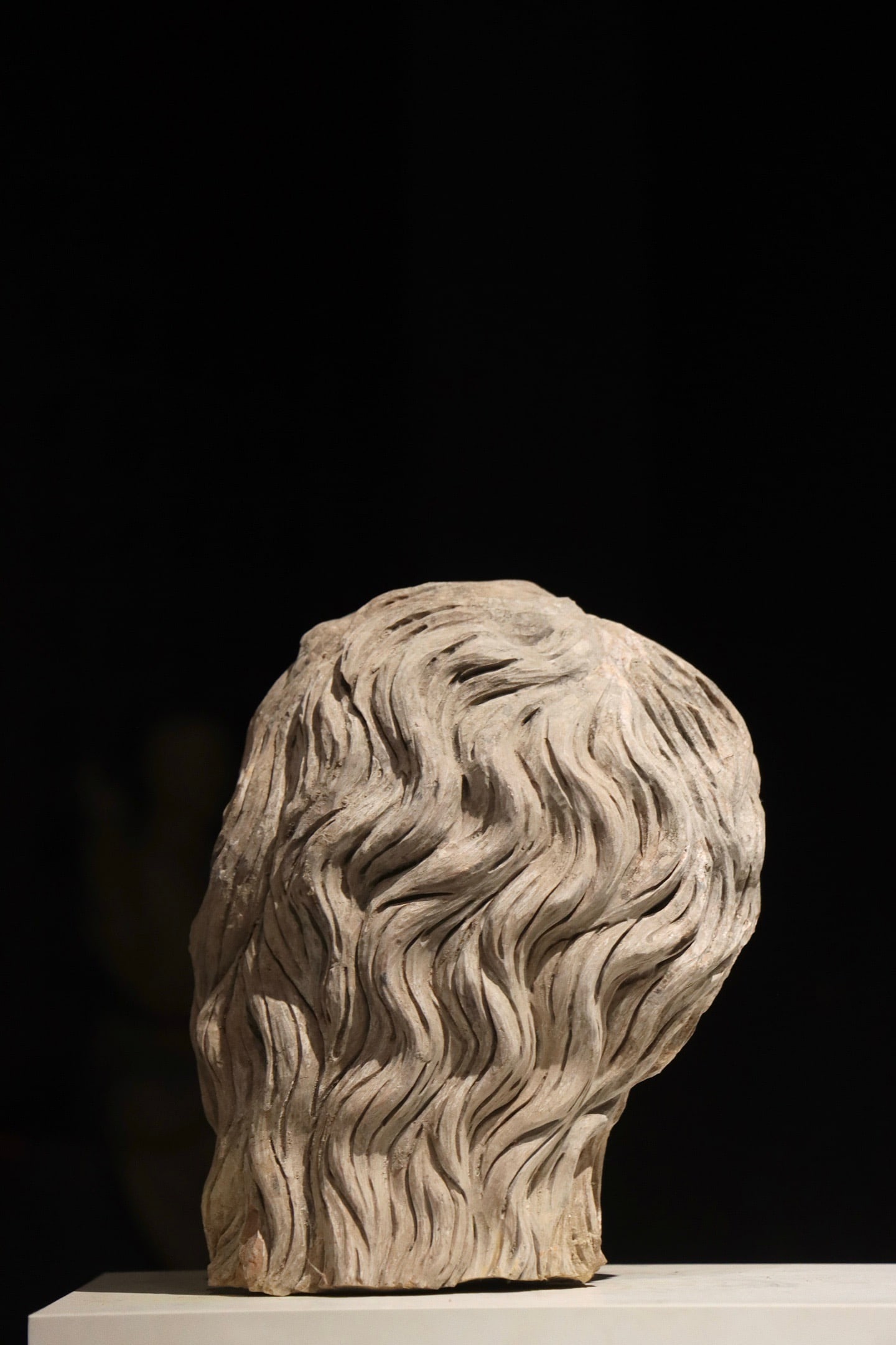 Stone Character Head Figure - 6