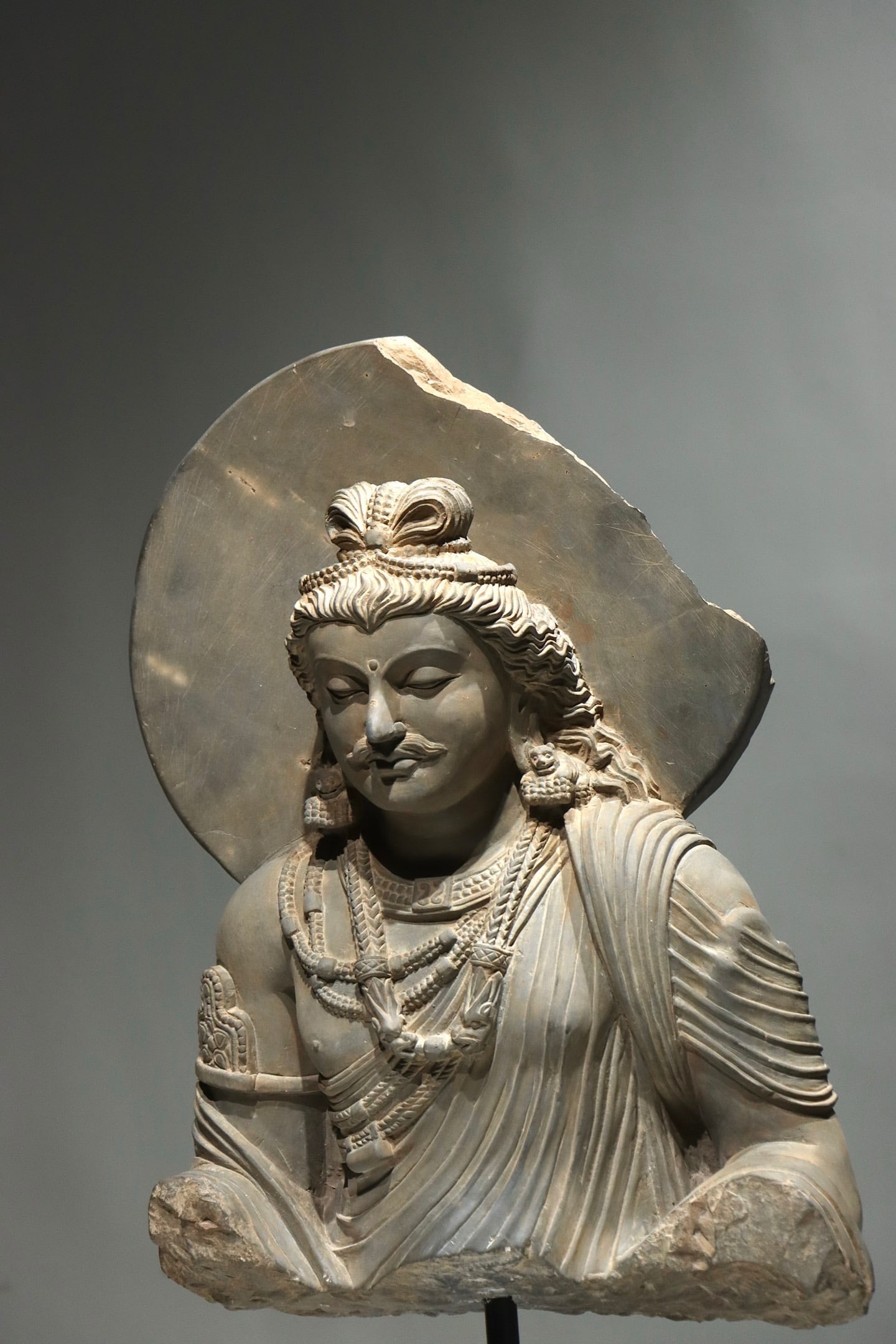 Stone Gandhara Figure - 5