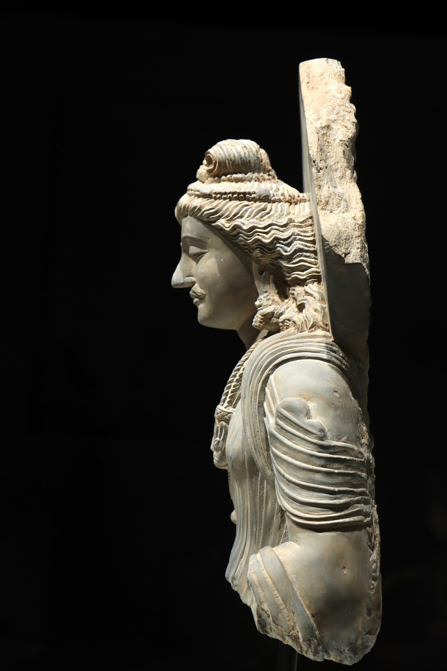 Stone Gandhara Figure - 8