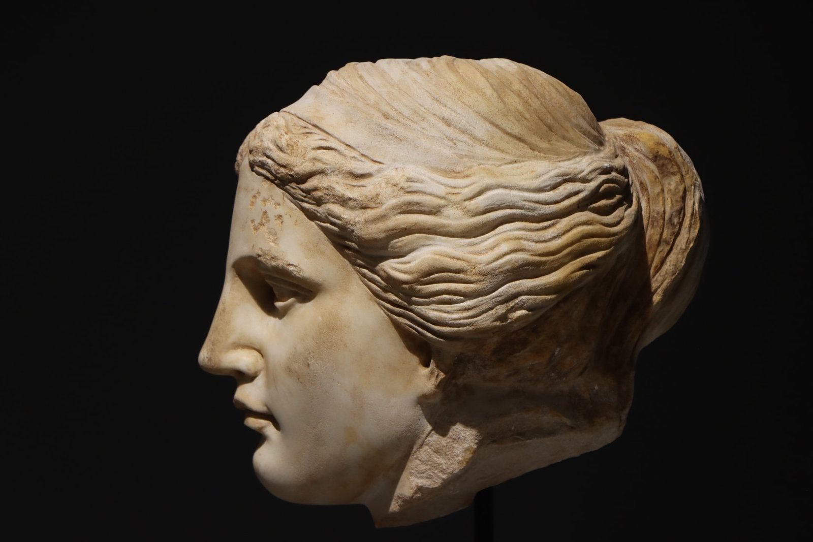 Stone Character Head Figure - 4