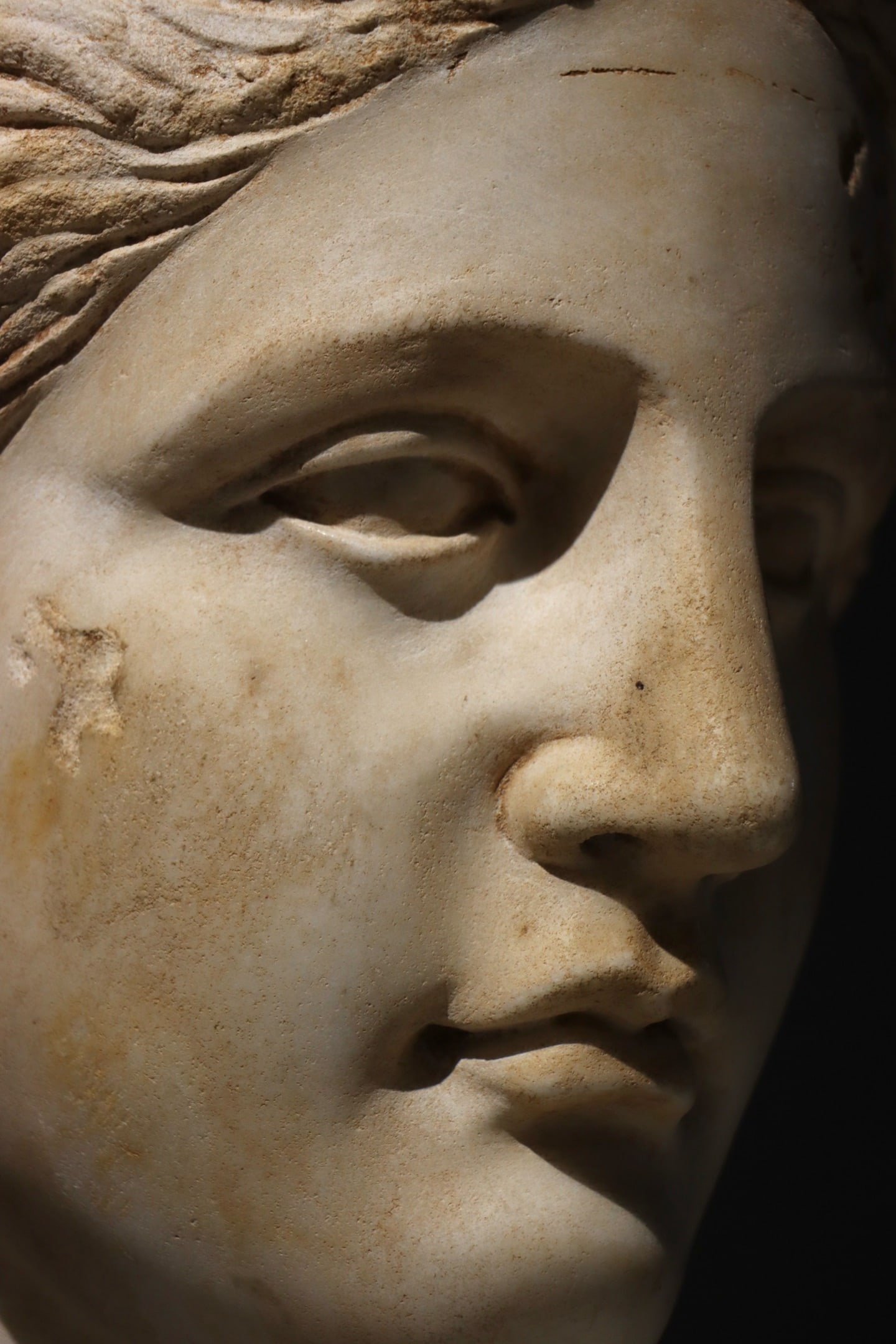 Stone Character Head Figure - 6