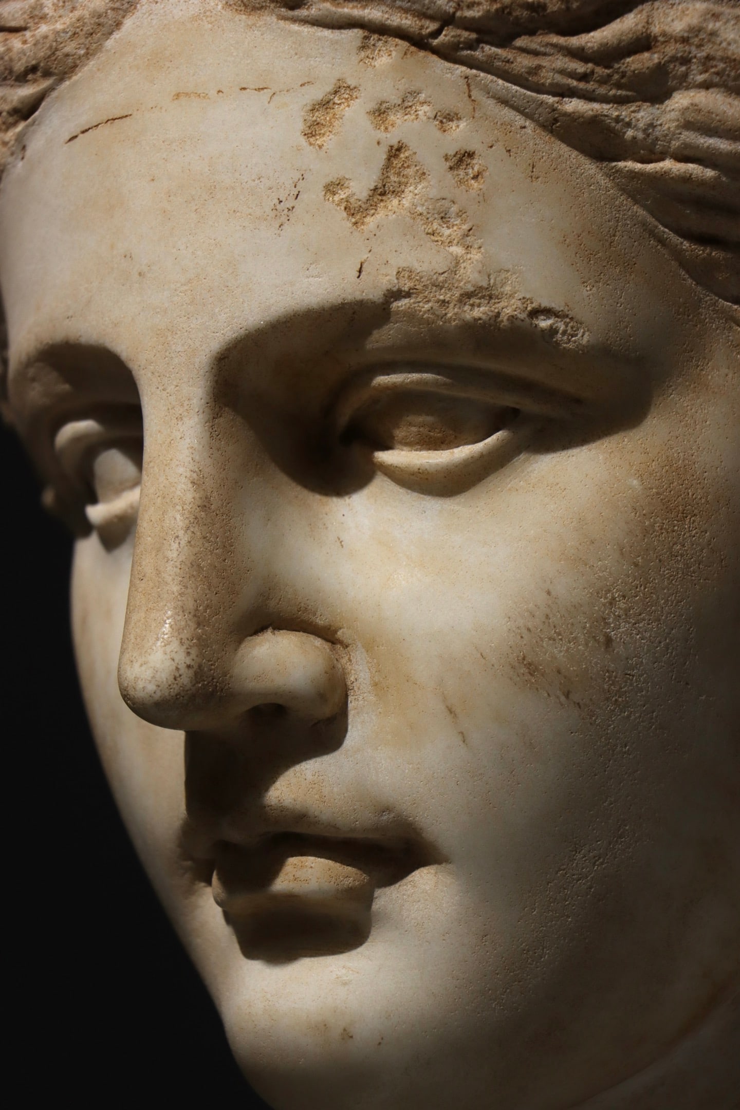 Stone Character Head Figure - 7