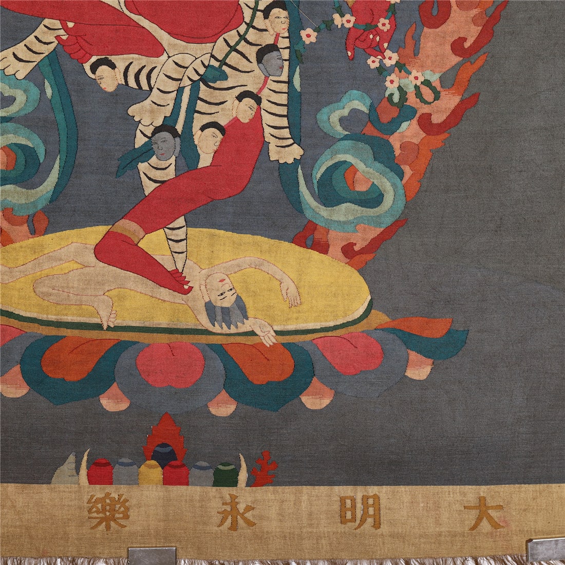 A CHINESE KESI THANGKA - 5