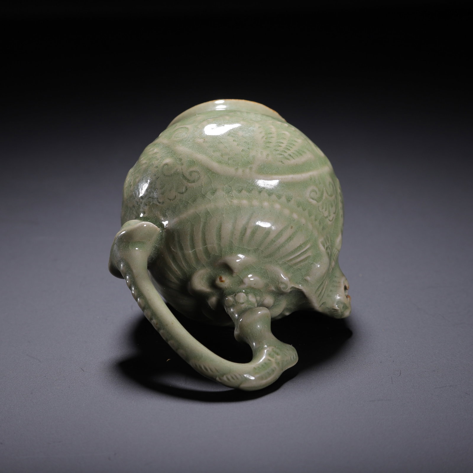 A Chinese Yaozhou Celadon Ewer - 8
