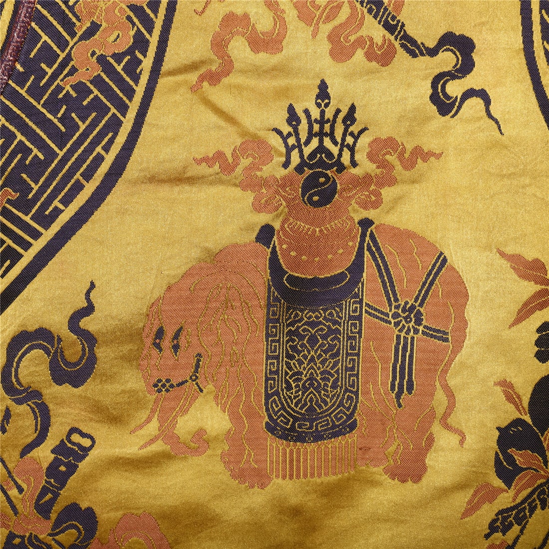 A CHINESE BROCADE VEST - 6