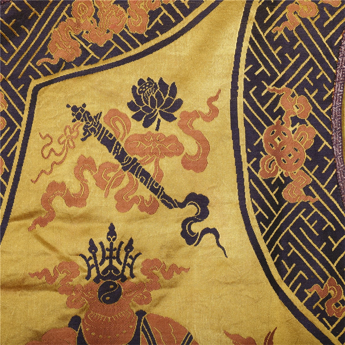 A CHINESE BROCADE VEST - 8